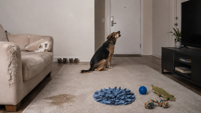 7 Sinais de Ansiedade Canina em Espaços Pequenos e Como Ajudar Seu Cachorro